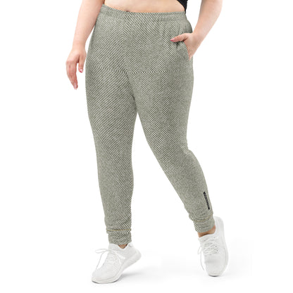 Humble Sportswear women's slim fit joggers all over print olive green