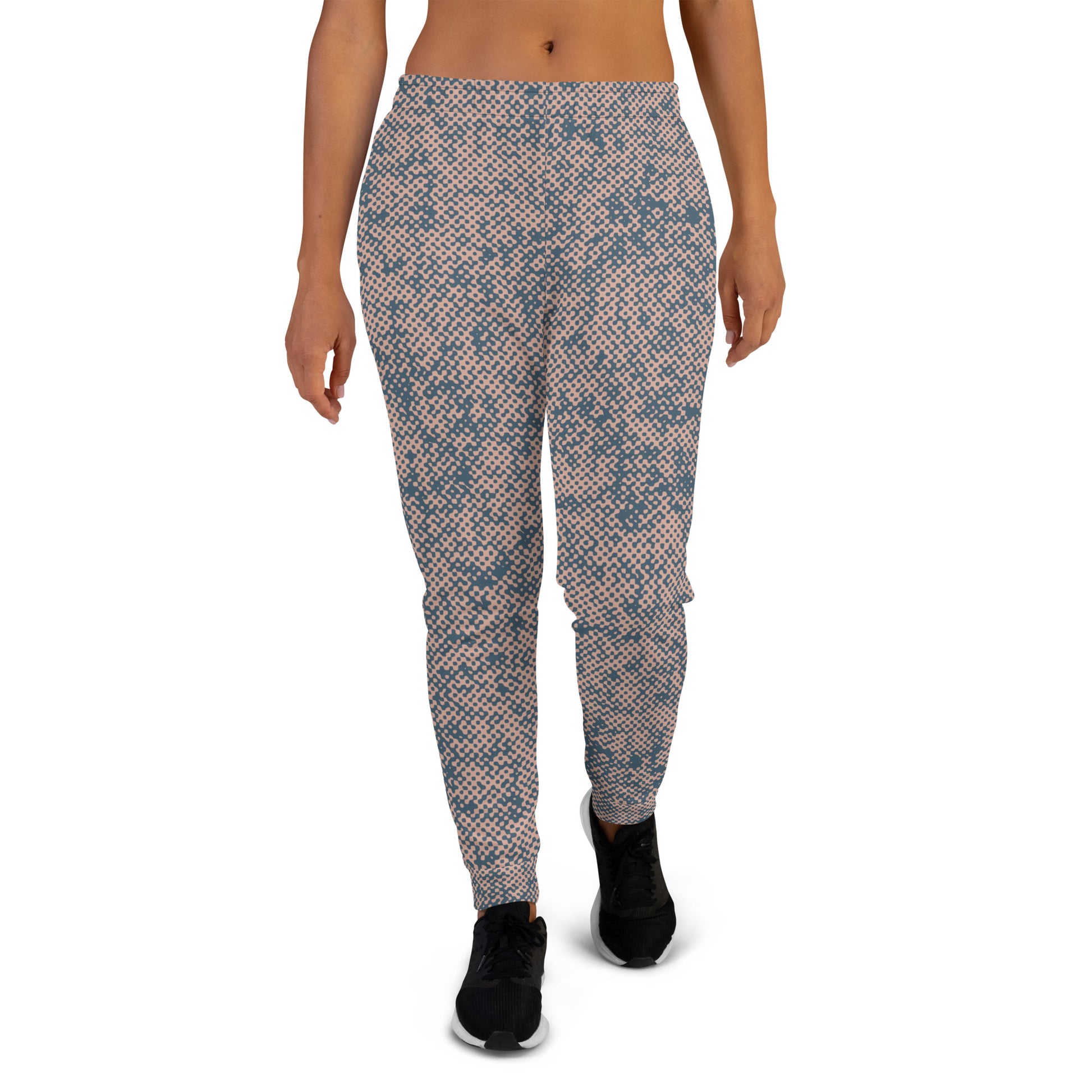 Humble Sportswear women's slim fit joggers pattens pink all over print 