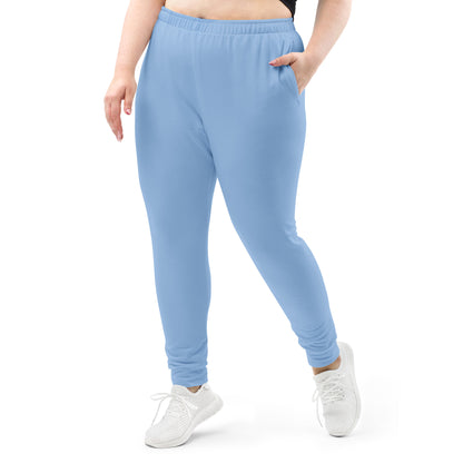 Humble Sportswear women's slim fit joggers color match blue cuffed legs 