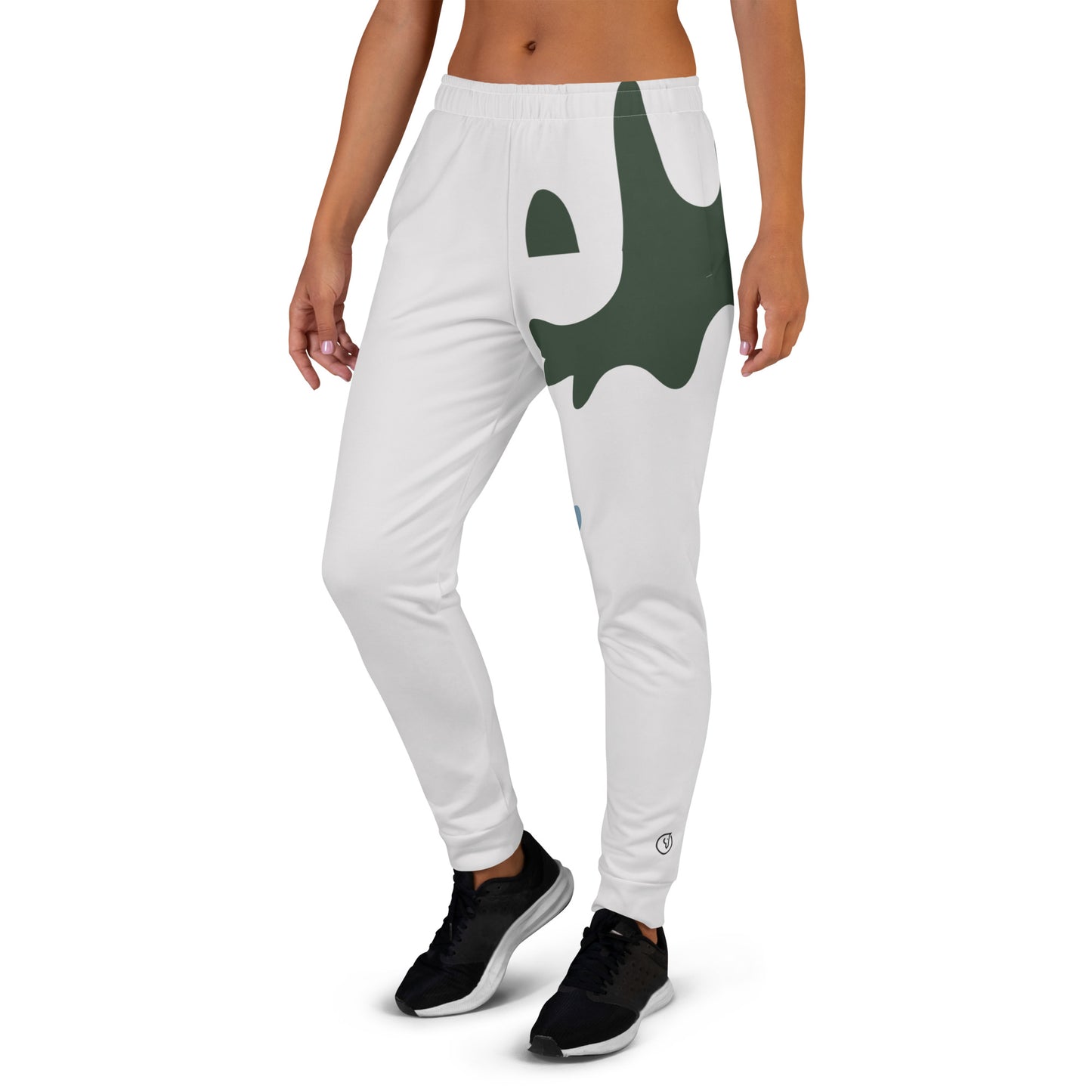 Humble Sportswear™ Women's Moon Green Fleece Joggers - Mireille Fine Art