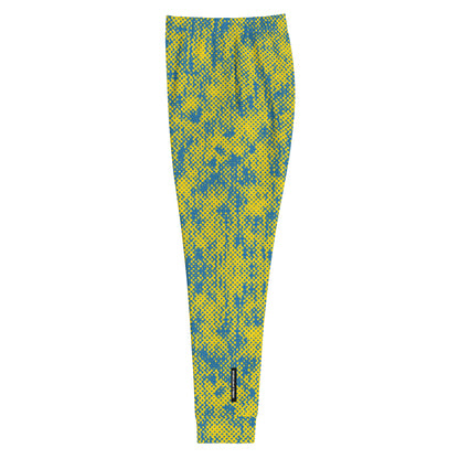 Humble Sportswear women's slim fit joggers all over print citrine joggers