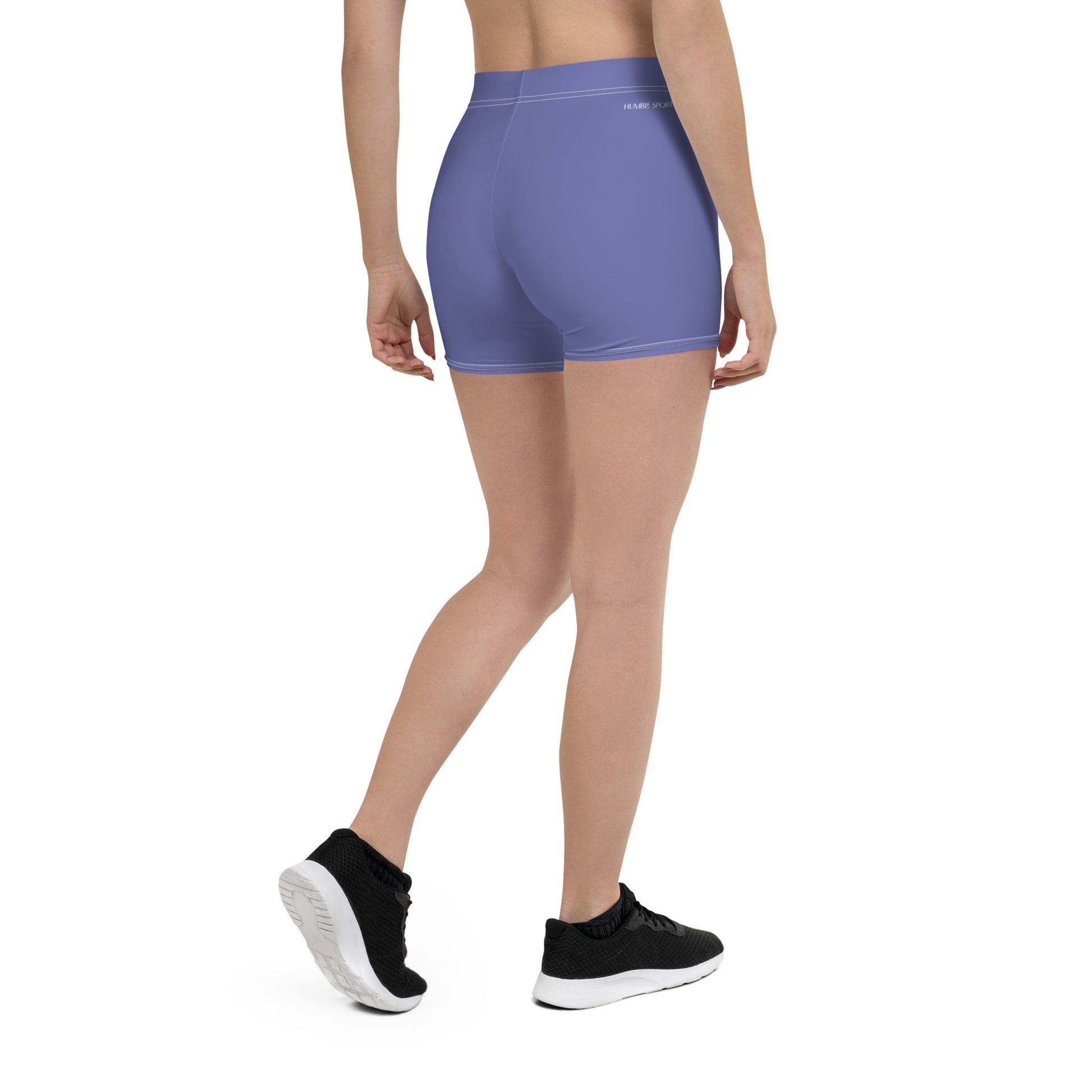 Humble Sportswear, women's chetwode purple activewear bike shorts for casual or activewear
