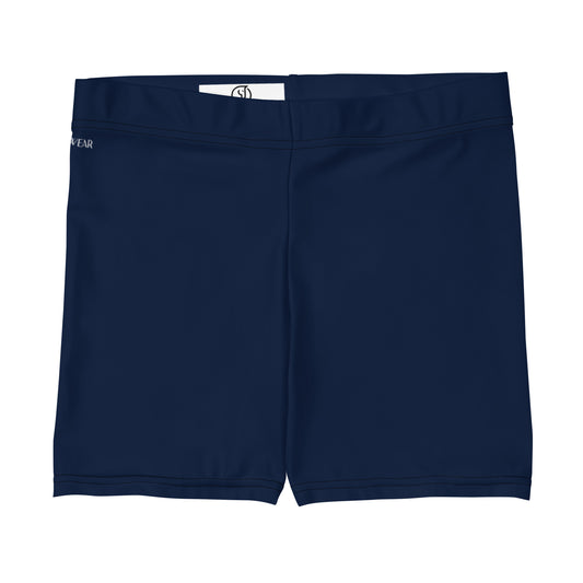 Humble Sportswear, women's active and casual stretchy bike shorts in navy blue 
