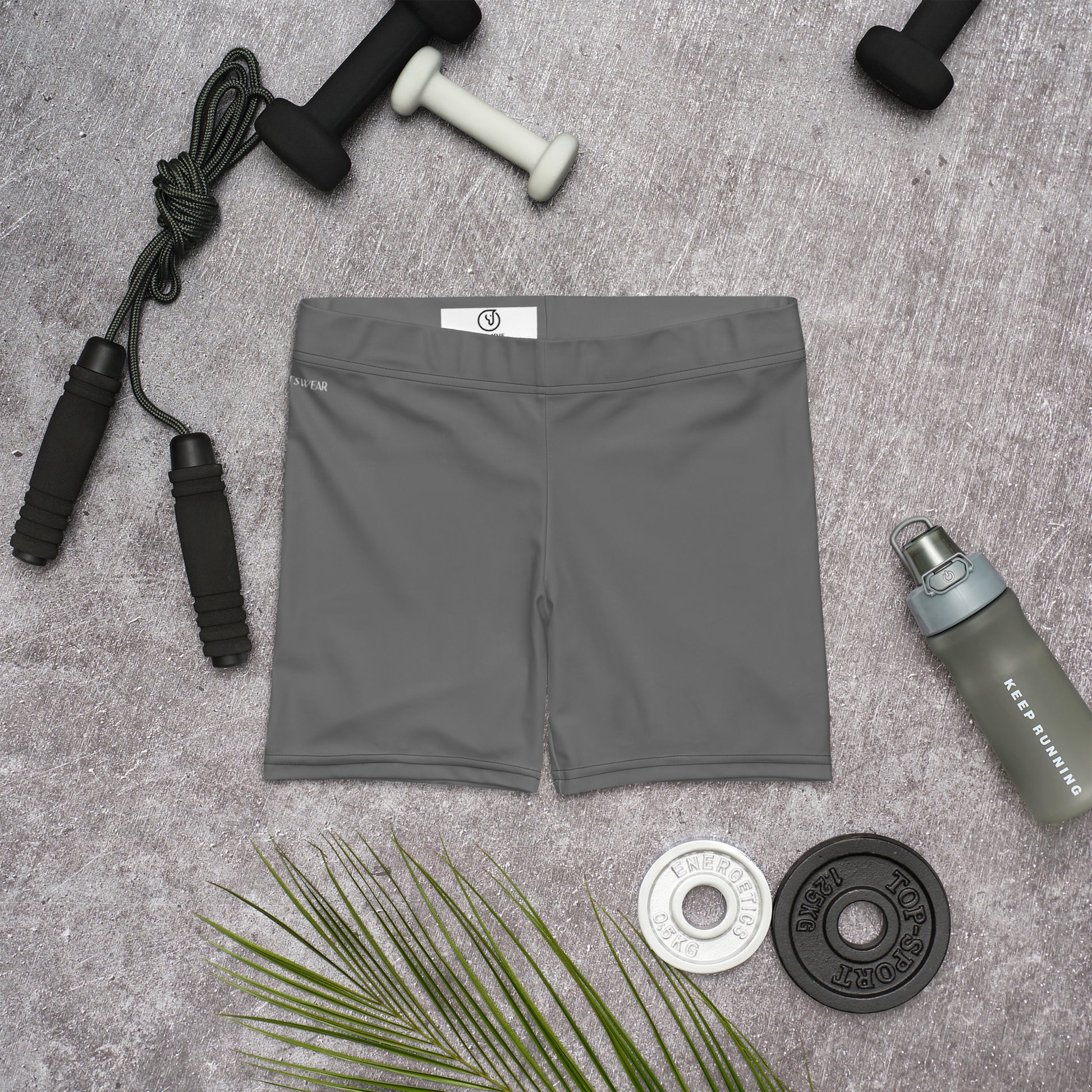 Humble Sportswear, women's Color Match grey active, casual wear bike shorts 