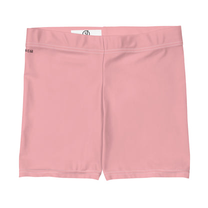 Humble Sportswear, women's Color Match powder pink activewear bike shorts 