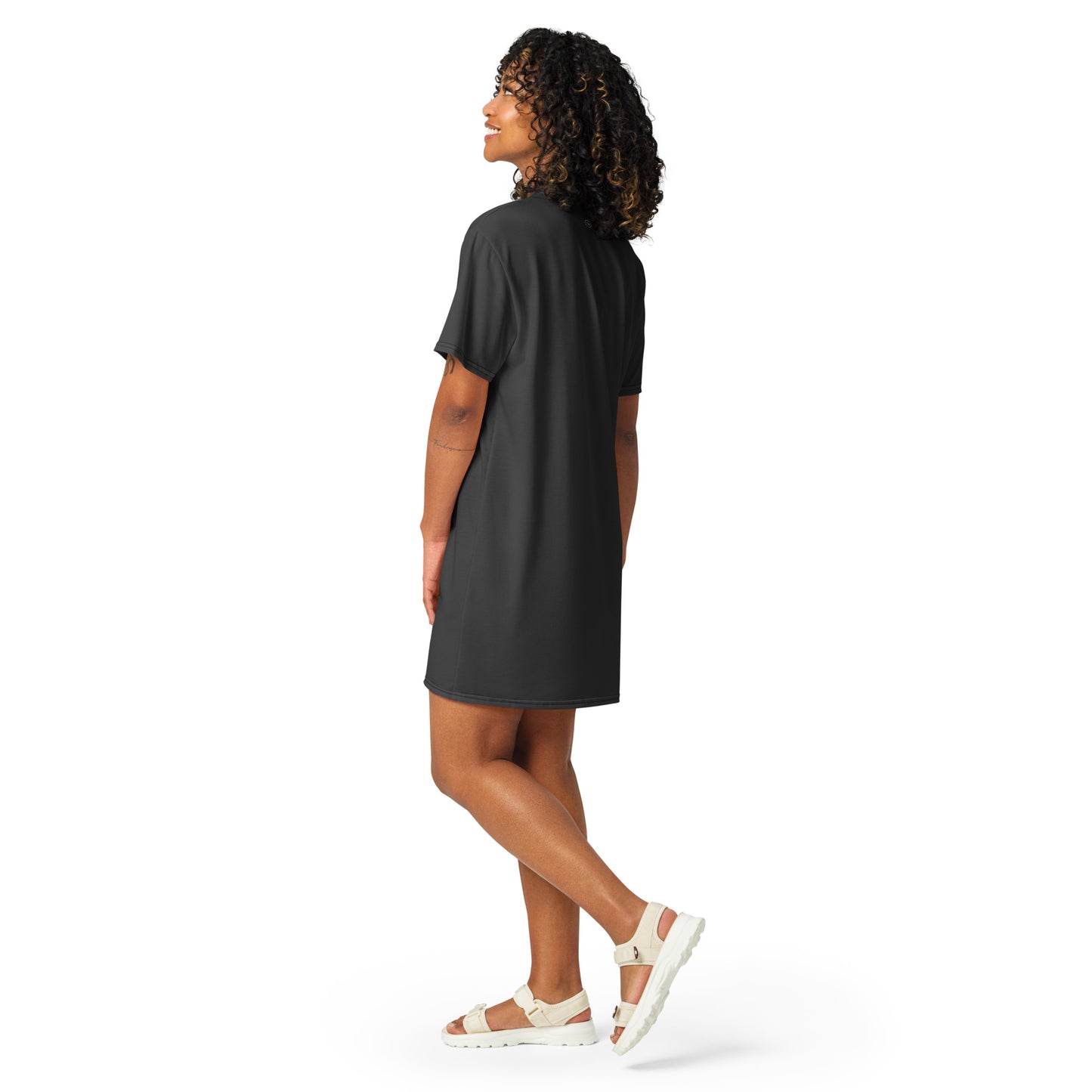 Humble Sportswear, women's floral oversized casual t-shirt dress