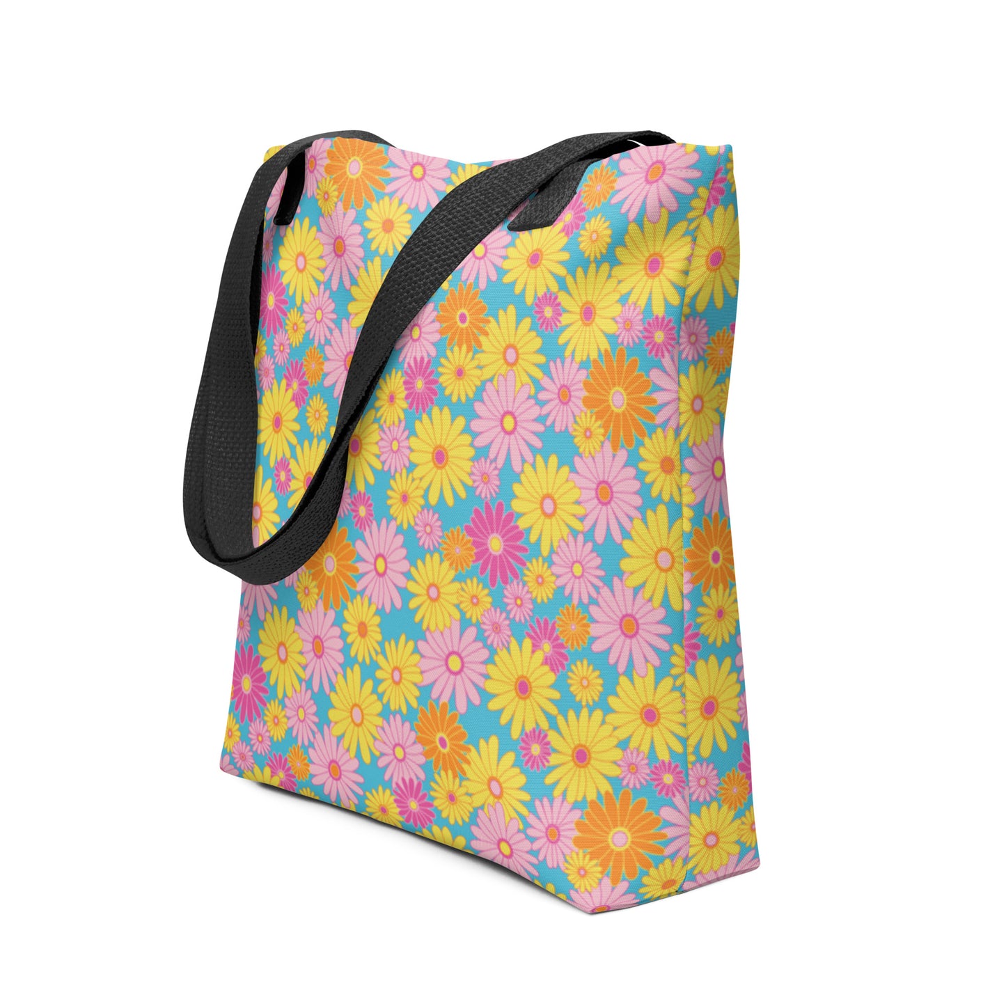 Floral Daisy Tote Bag