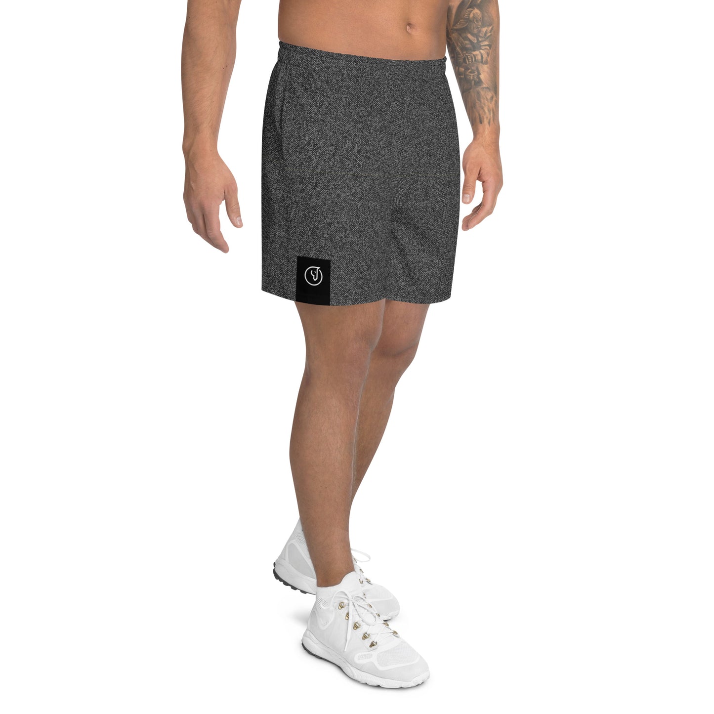 Humble Sportswear™ Men's Pattens Grey Athletic Shorts