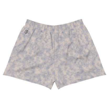 Humble Sportswear women's athletic shorts blotch grey all-over print 