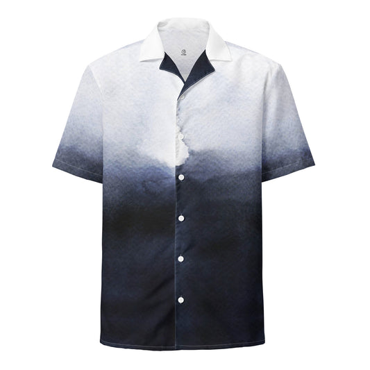 Humble Sportswear, men's casual lightweight ink gradient button shirt 
