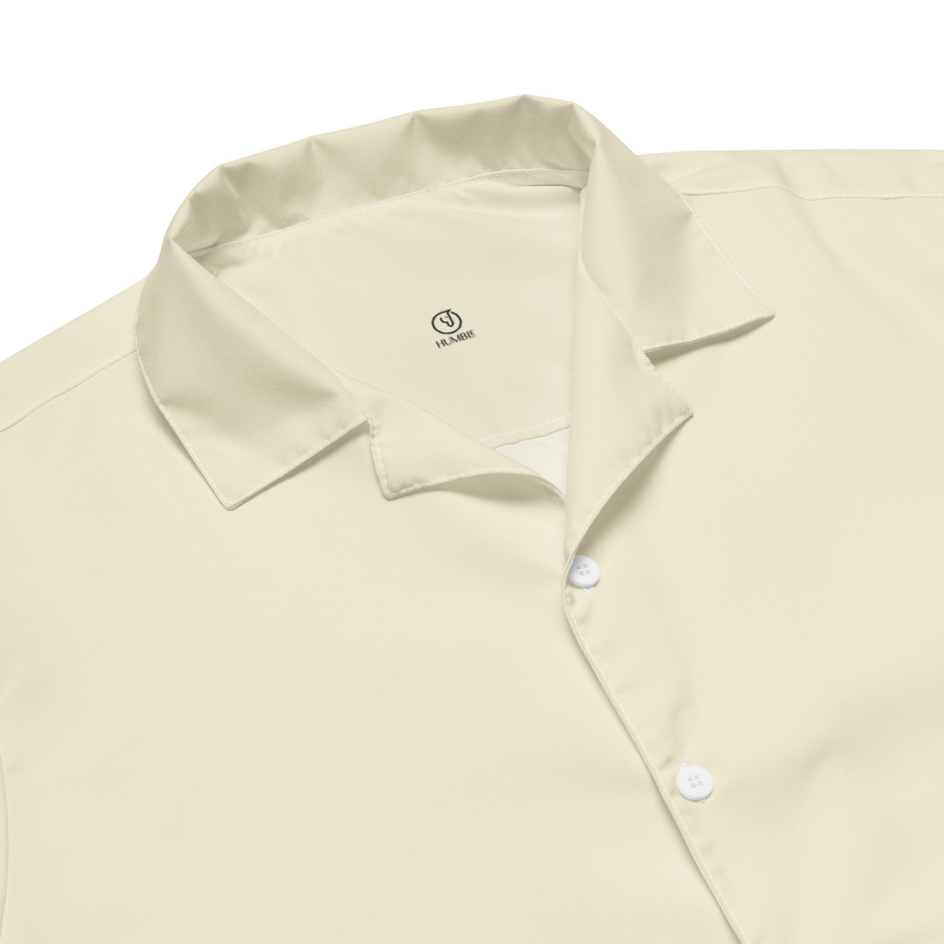 Humble Sportswear, men's lightweight, breathable, anti-sweat neutral Color Match button shirt 