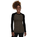 Humble Sportswear women's long sleeve compression rash guard polka dot print