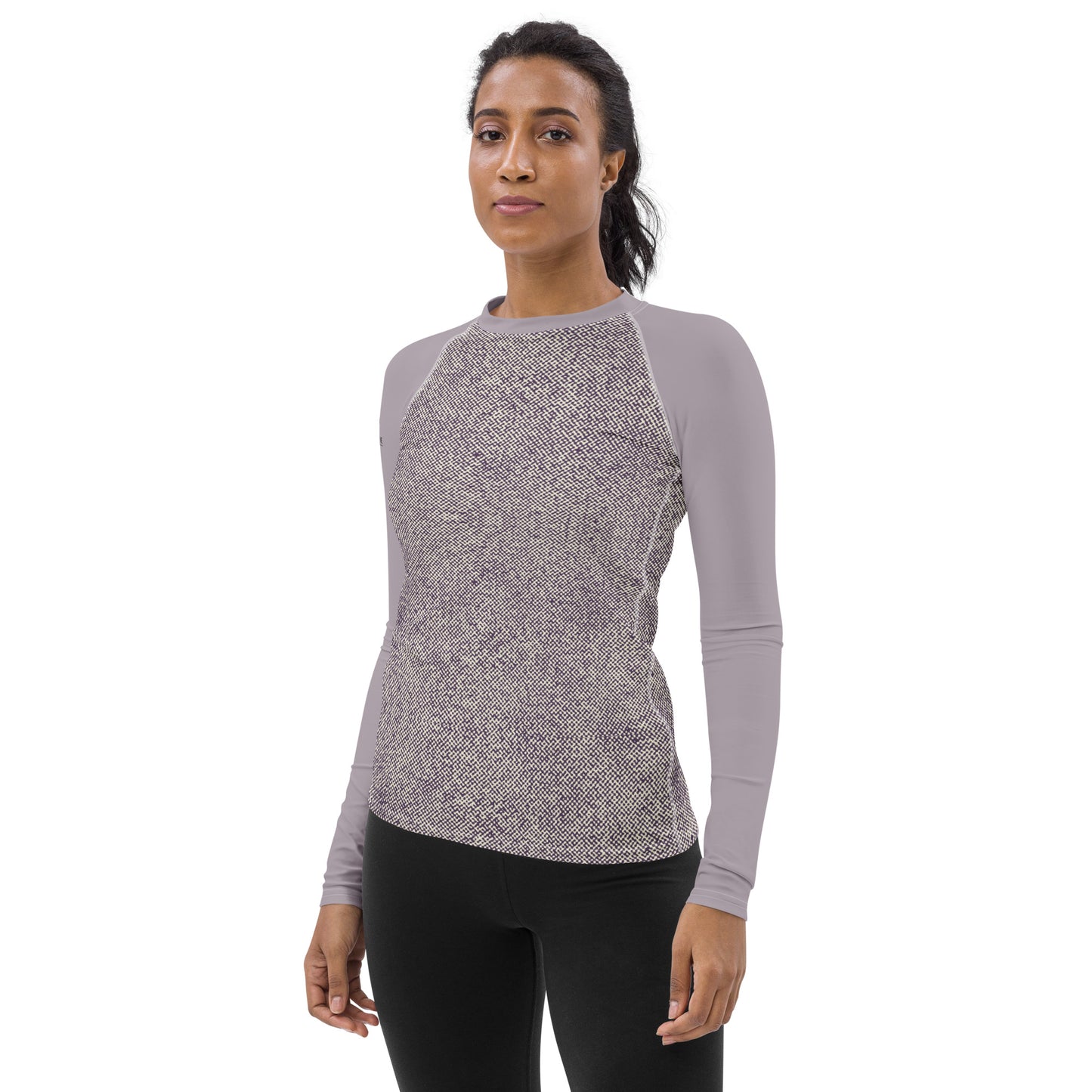 Humble Sportswear women’s long sleeve compression rash guard color match purple