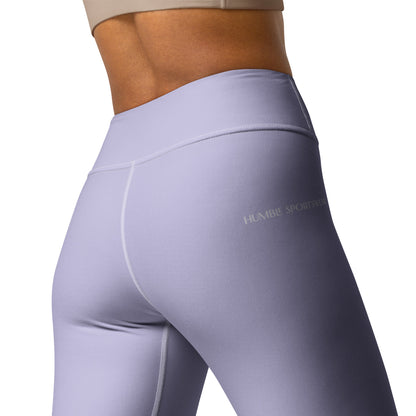 Humble Sportswear women’s high waist color match purple long leggings 