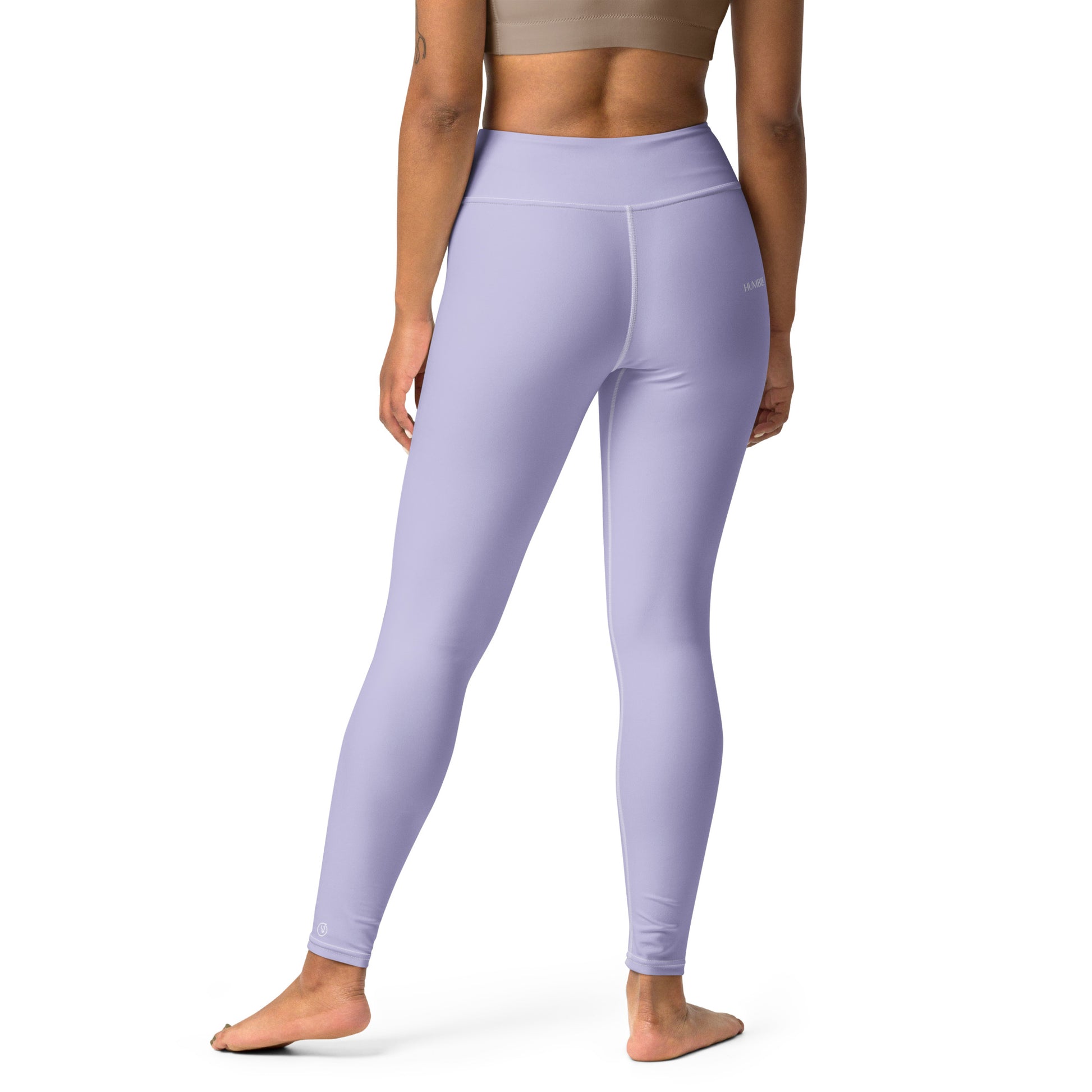 Humble Sportswear women’s high waist color match purple long leggings 