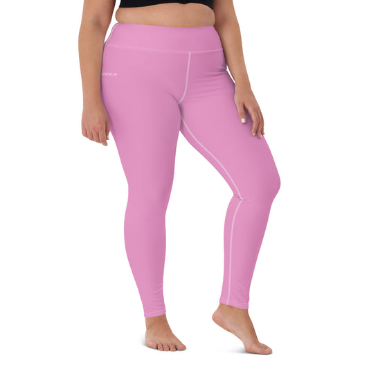 Humble Sportswear women’s pink color match high waist workout leggings long