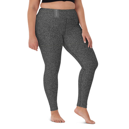 Humble Sportswear women’s long high waist spotted grey activewear leggings