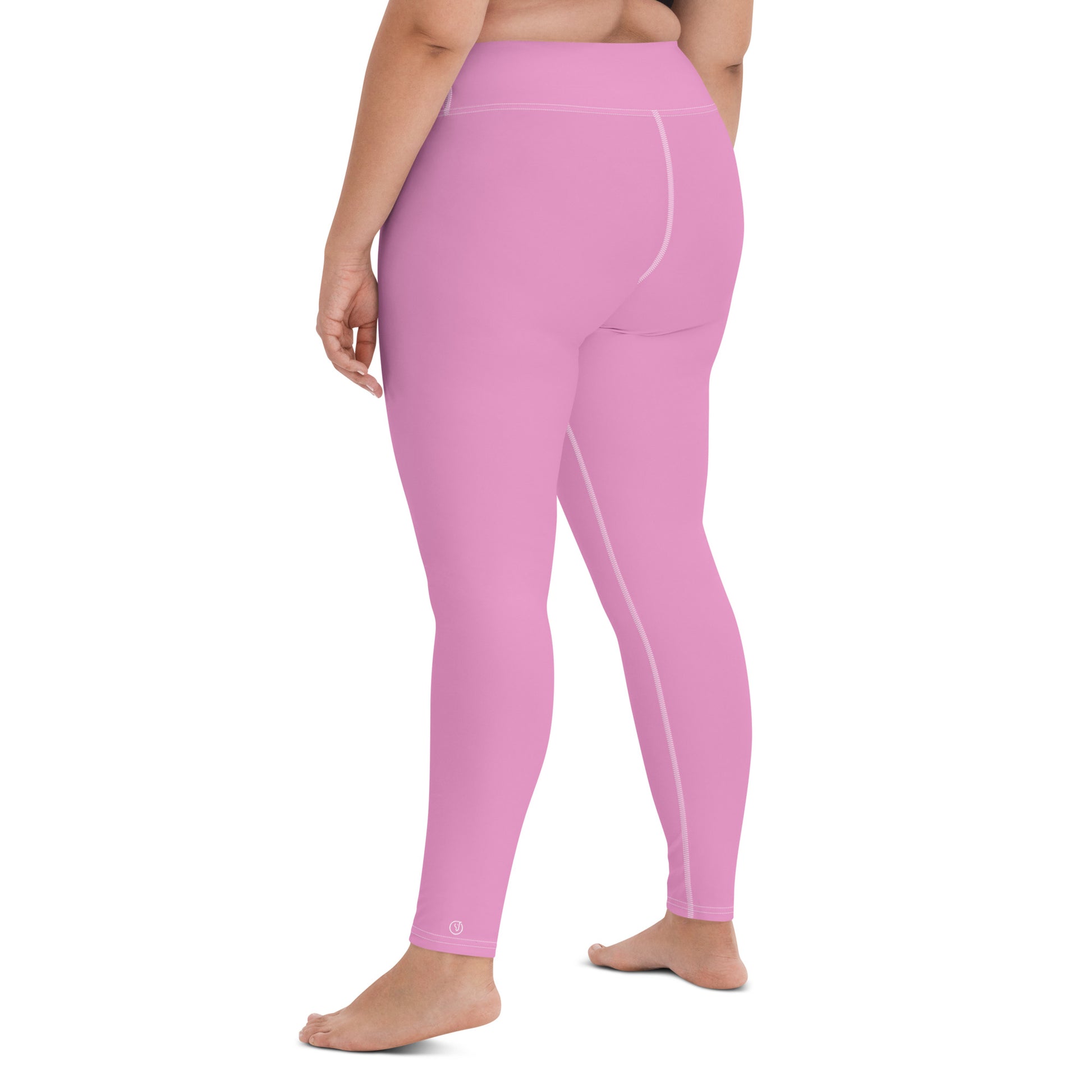 Humble Sportswear women’s pink color match high waist workout leggings long