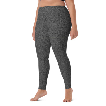 Humble Sportswear women’s long high waist spotted grey activewear leggings