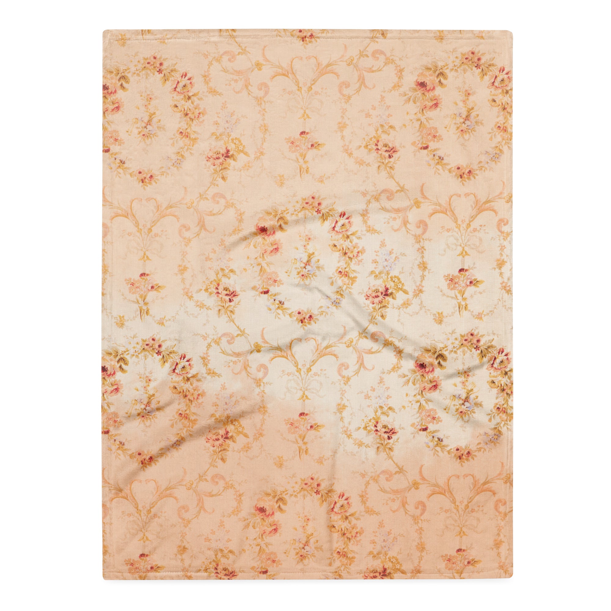 earthy floral blanket
