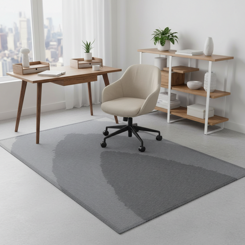 Abstract Grey Area Rug - Mirfia