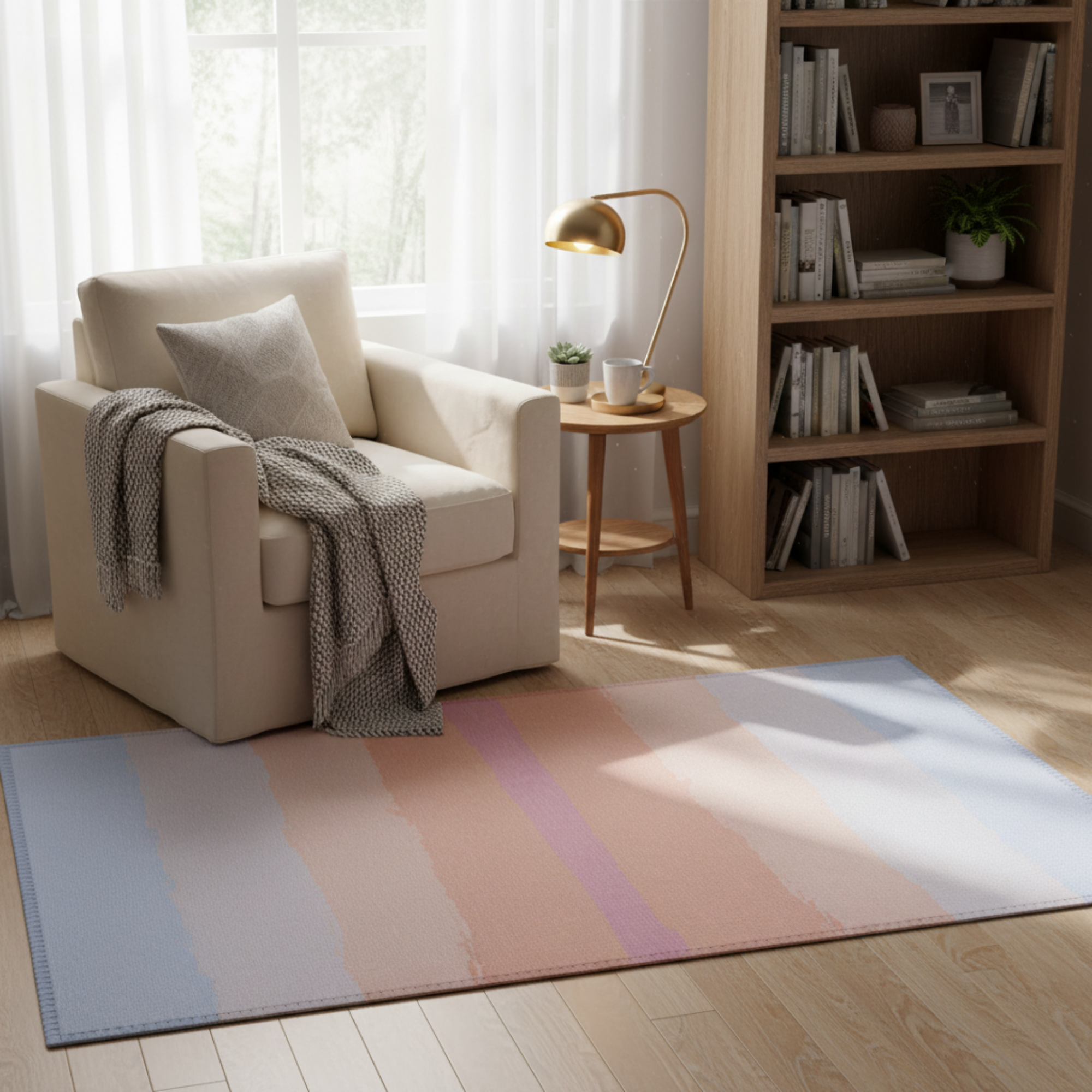 Pastel Hues Area Rug
