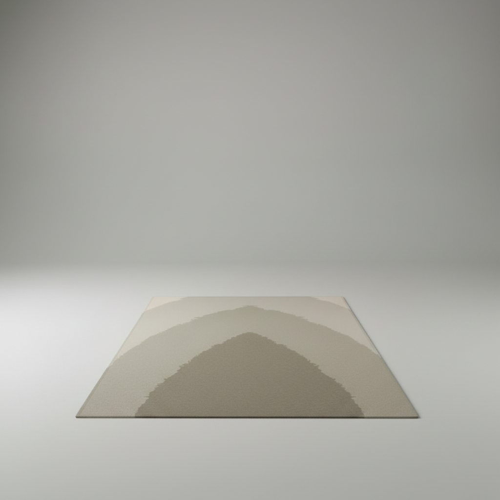 Neutral Abstract Area Rug - Mirfia