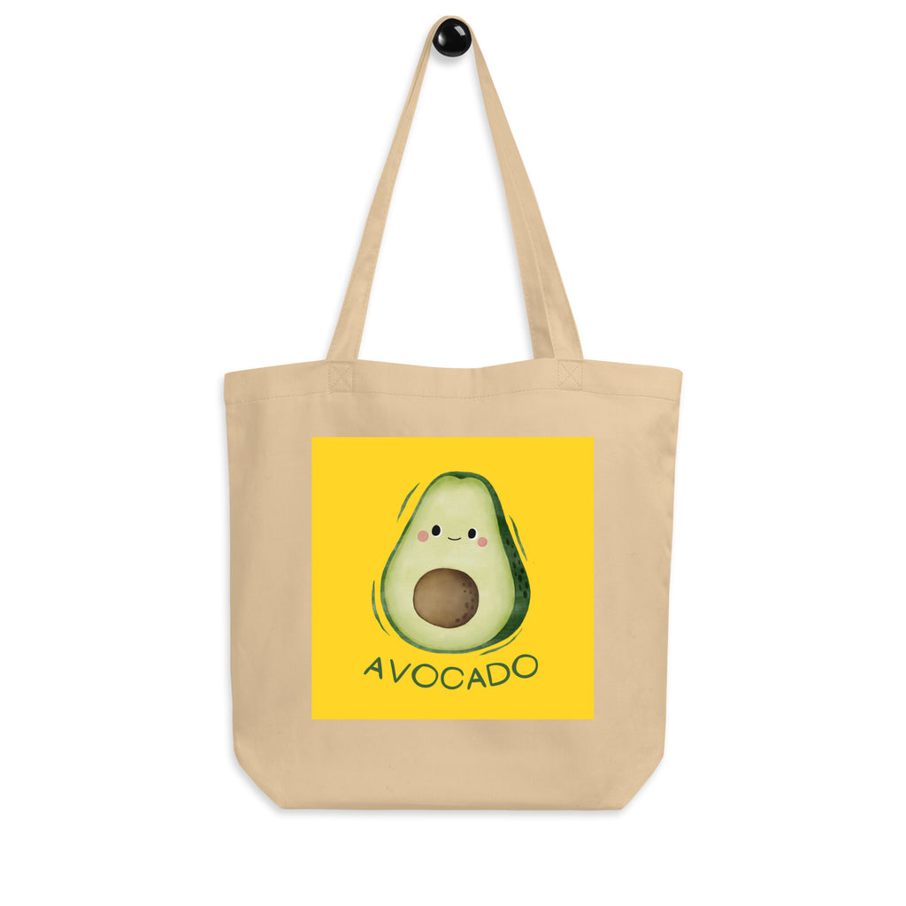 Organic Cotton Avocado Tote Bag - Mirfia