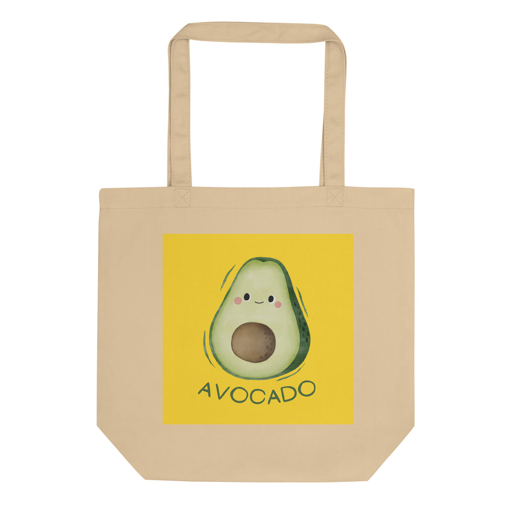Organic Cotton Avocado Tote Bag - Mirfia