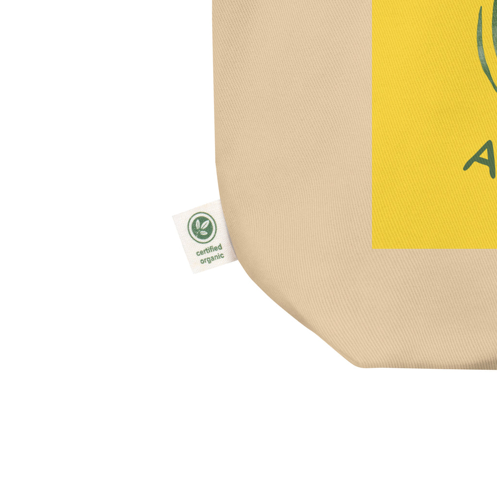 Organic Cotton Avocado Tote Bag - Mirfia