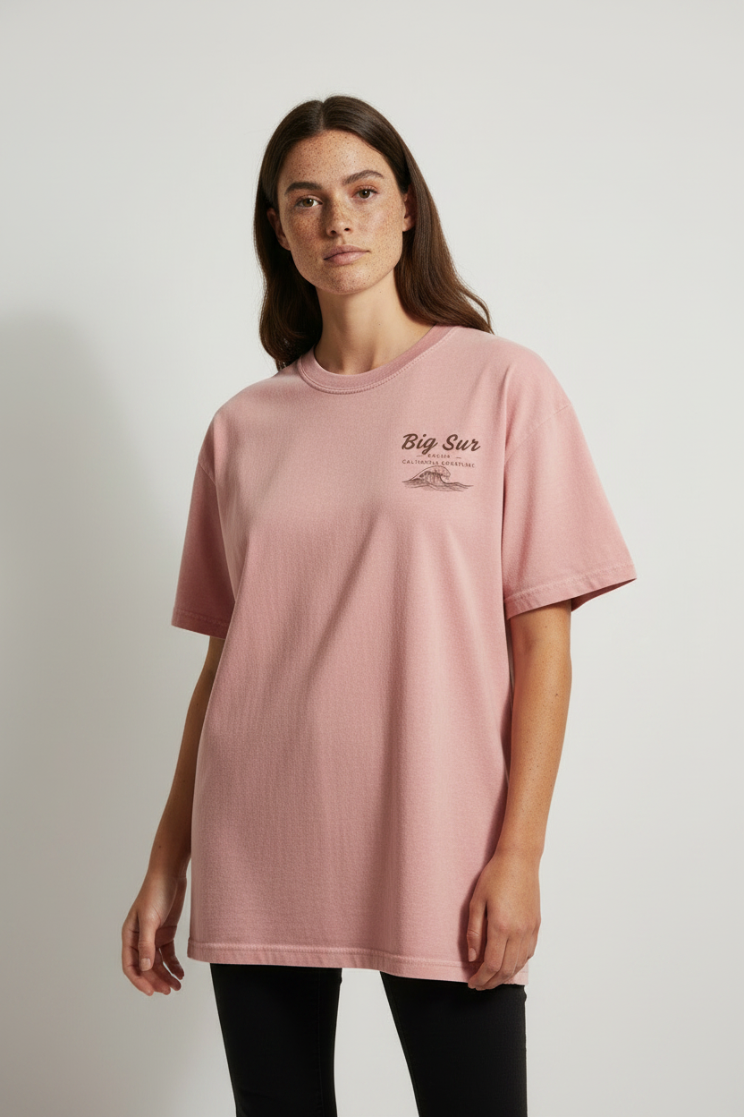 Big Sur California Washed Oversized T-Shirt