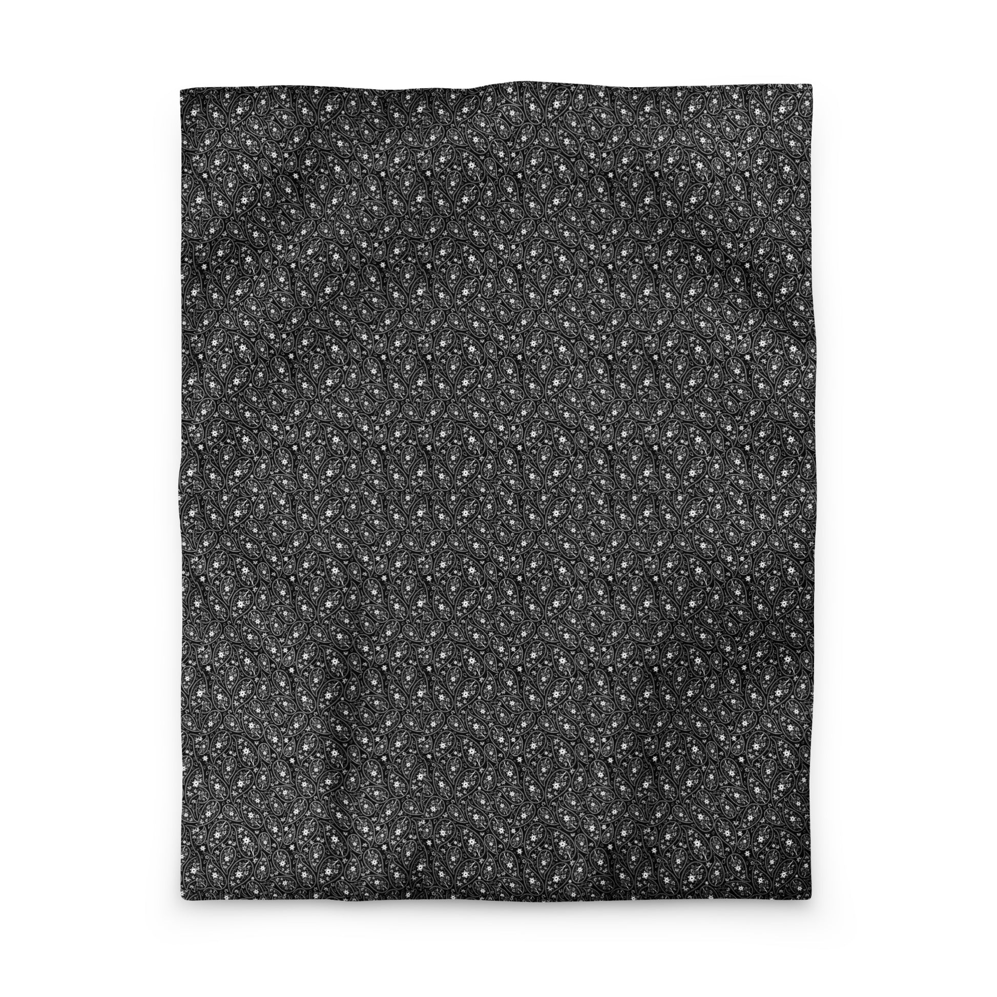 black paisley duvet cover twin size 