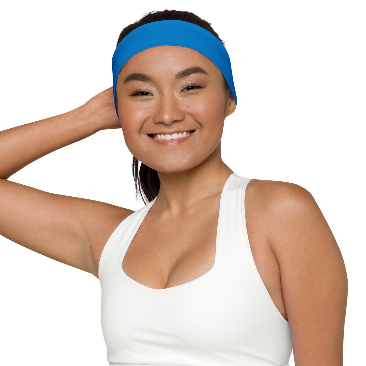 unisex blue headband thin