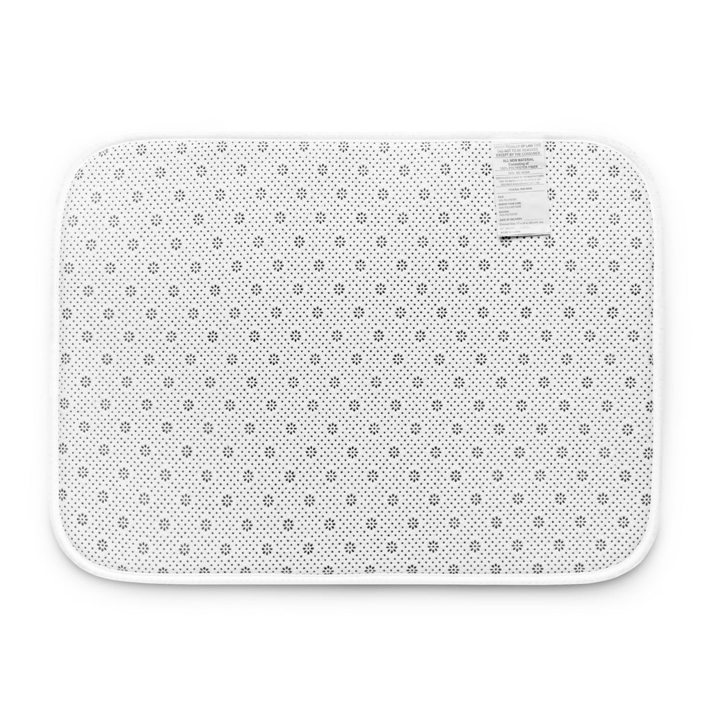 non-slip blue wave bath mat 