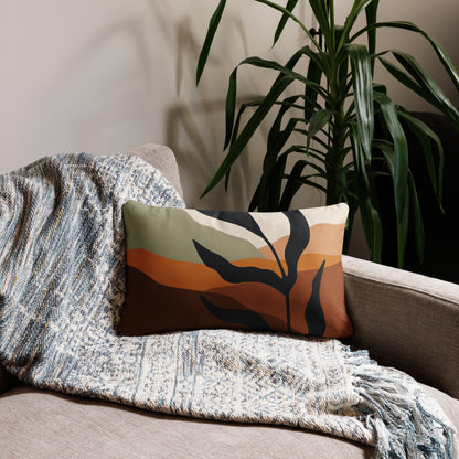Bohemian Abstract Throw Pillow - Mirfia