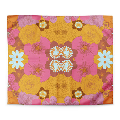 Boho Floral Print Duvet Cover - Mirfia