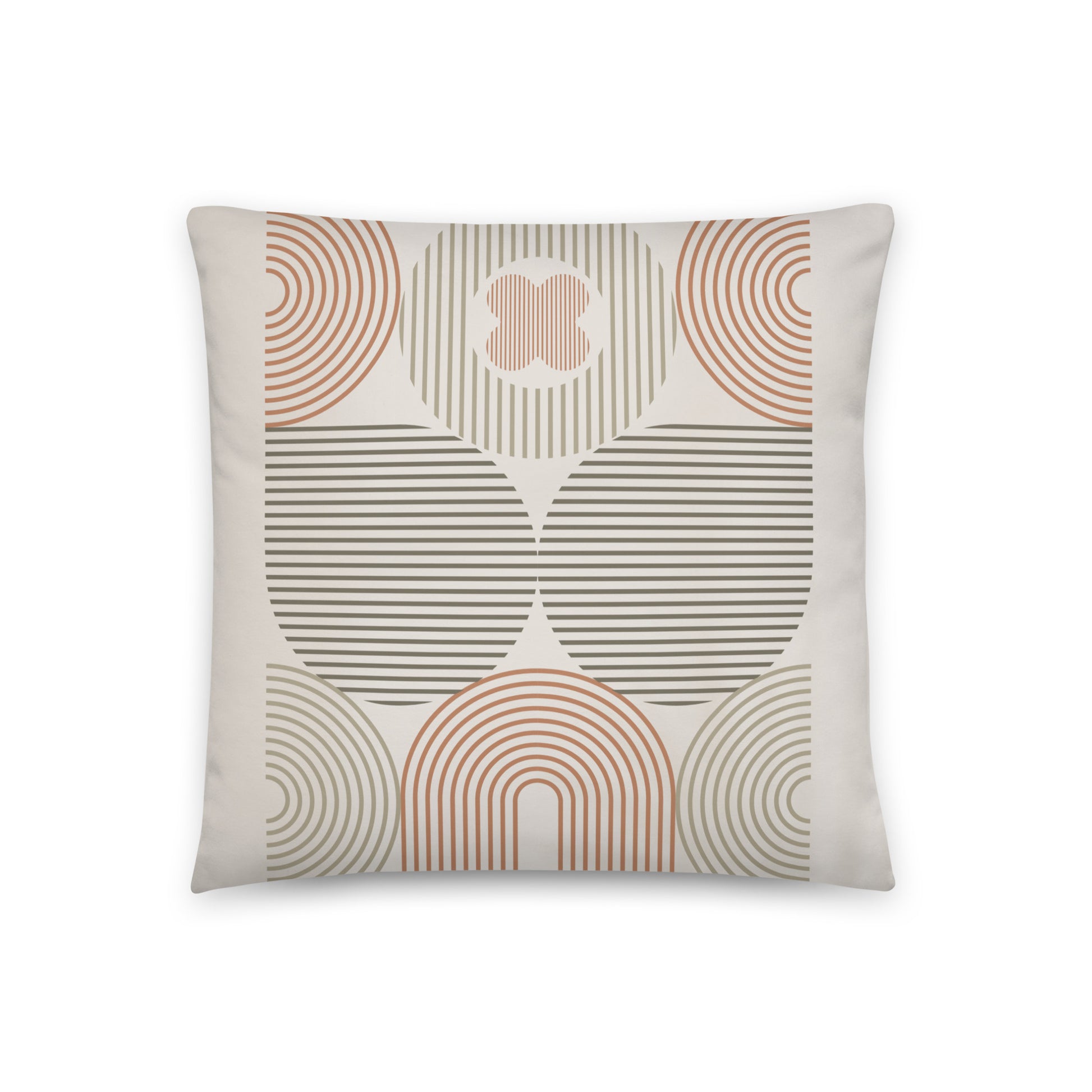 Boho Geometric Print Throw Pillow - Mirfia