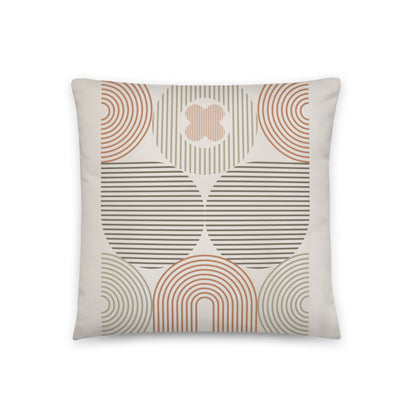 Boho Geometric Print Throw Pillow - Mirfia