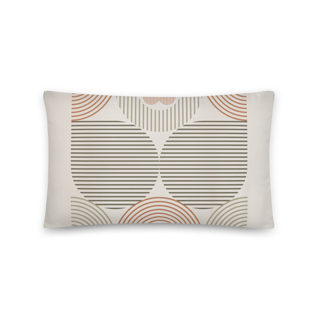 Boho Geometric Print Throw Pillow - Mirfia