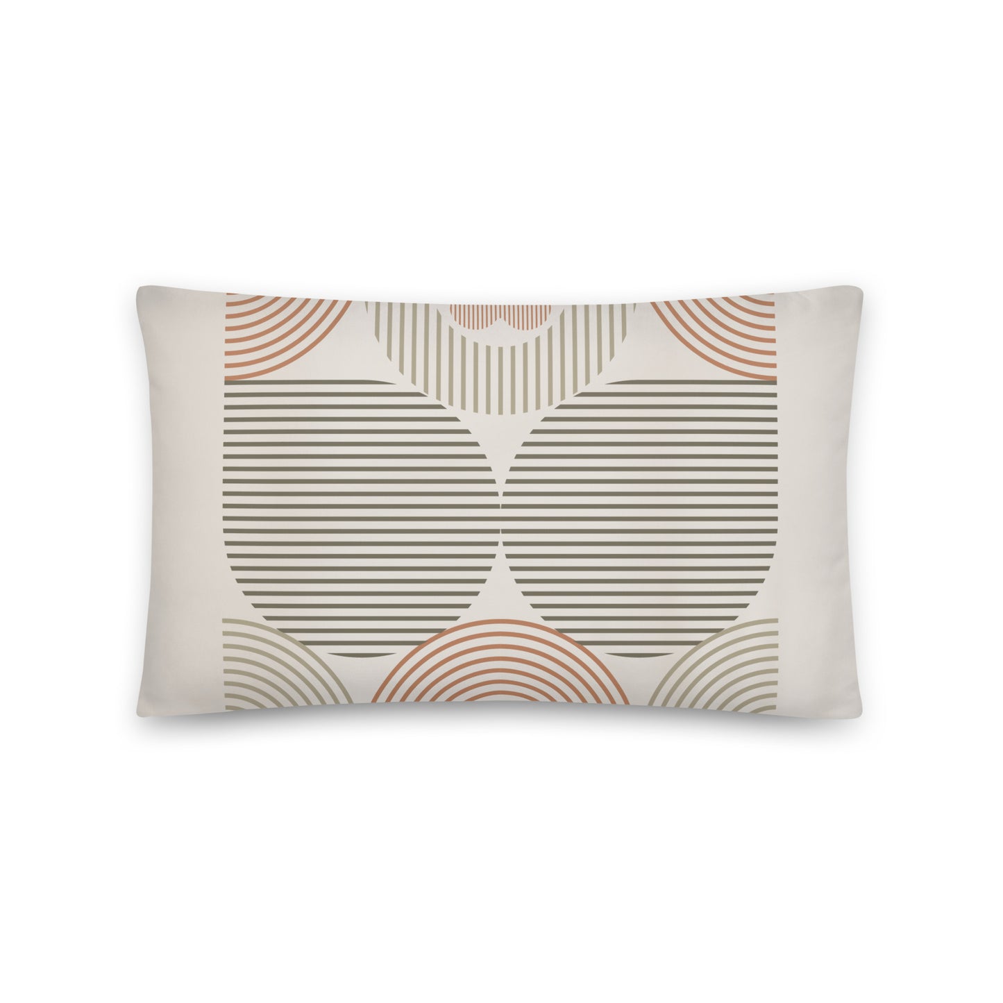 Boho Geometric Print Throw Pillow - Mirfia