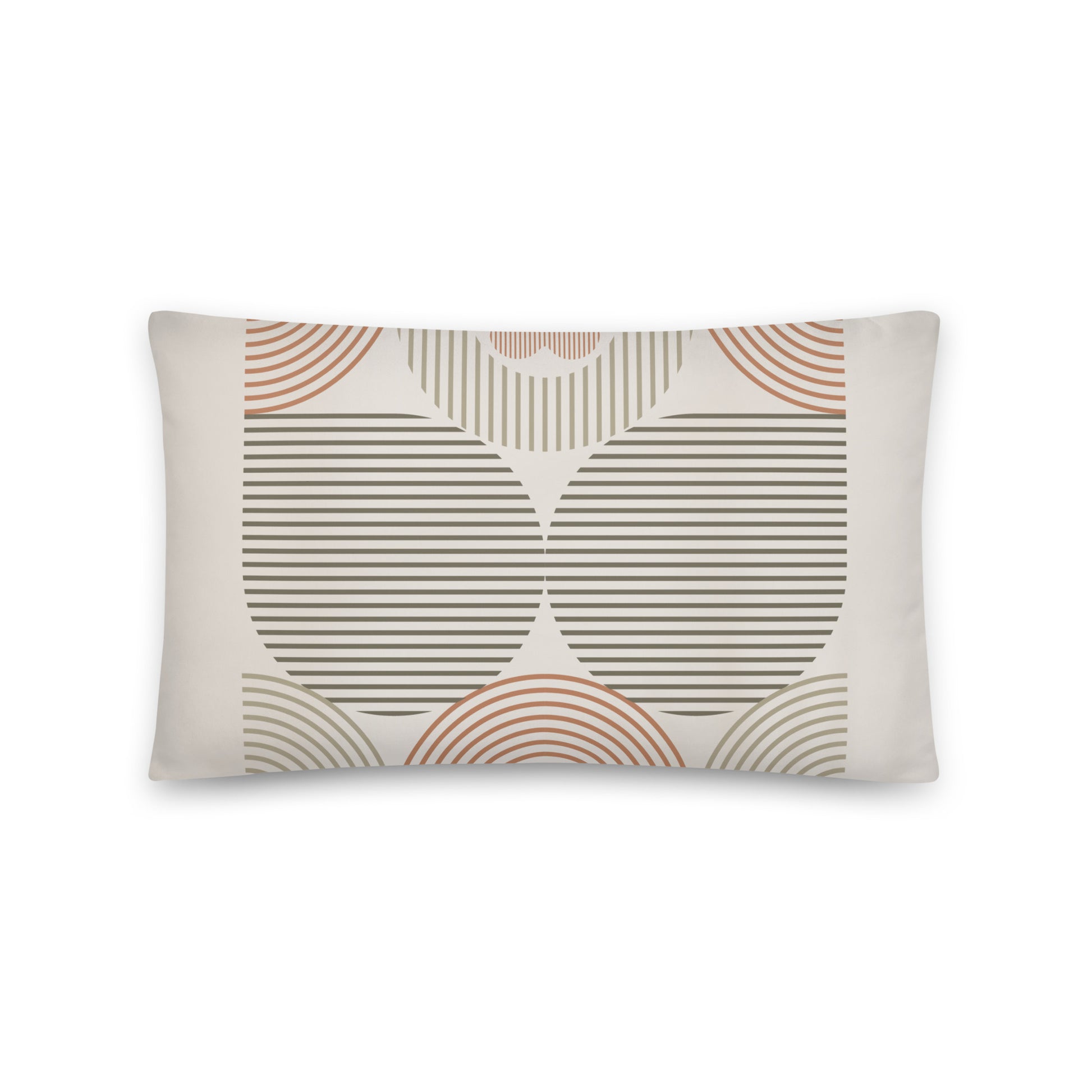 Boho Geometric Print Throw Pillow - Mirfia