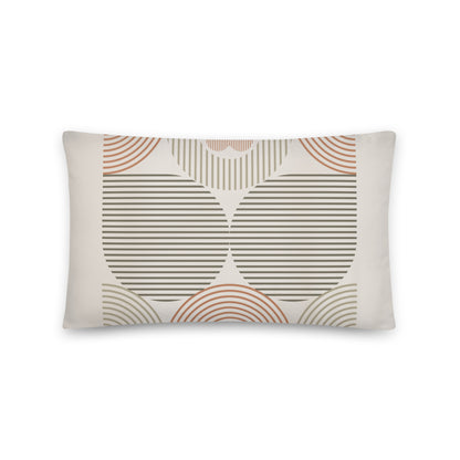 Boho Geometric Print Throw Pillow - Mirfia