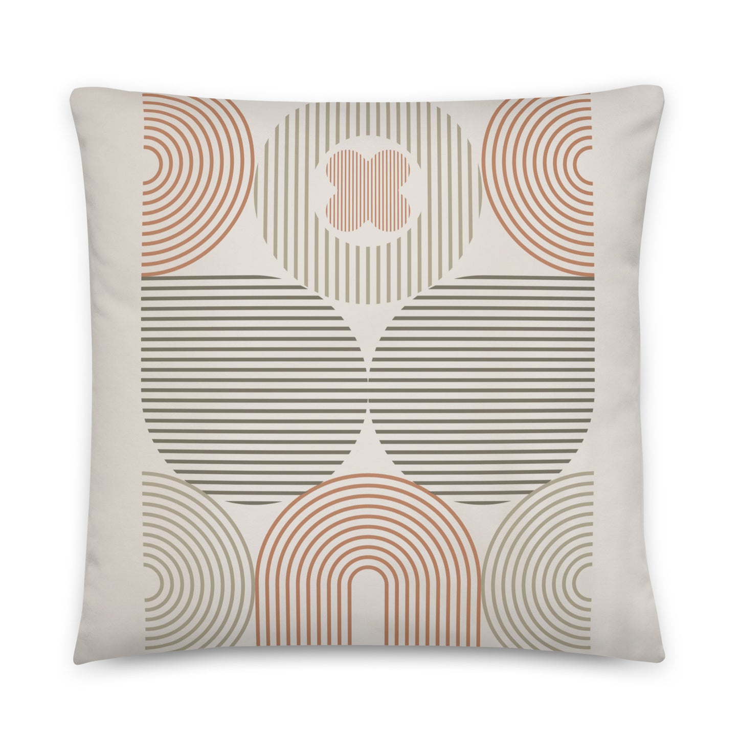 Boho Geometric Print Throw Pillow - Mirfia