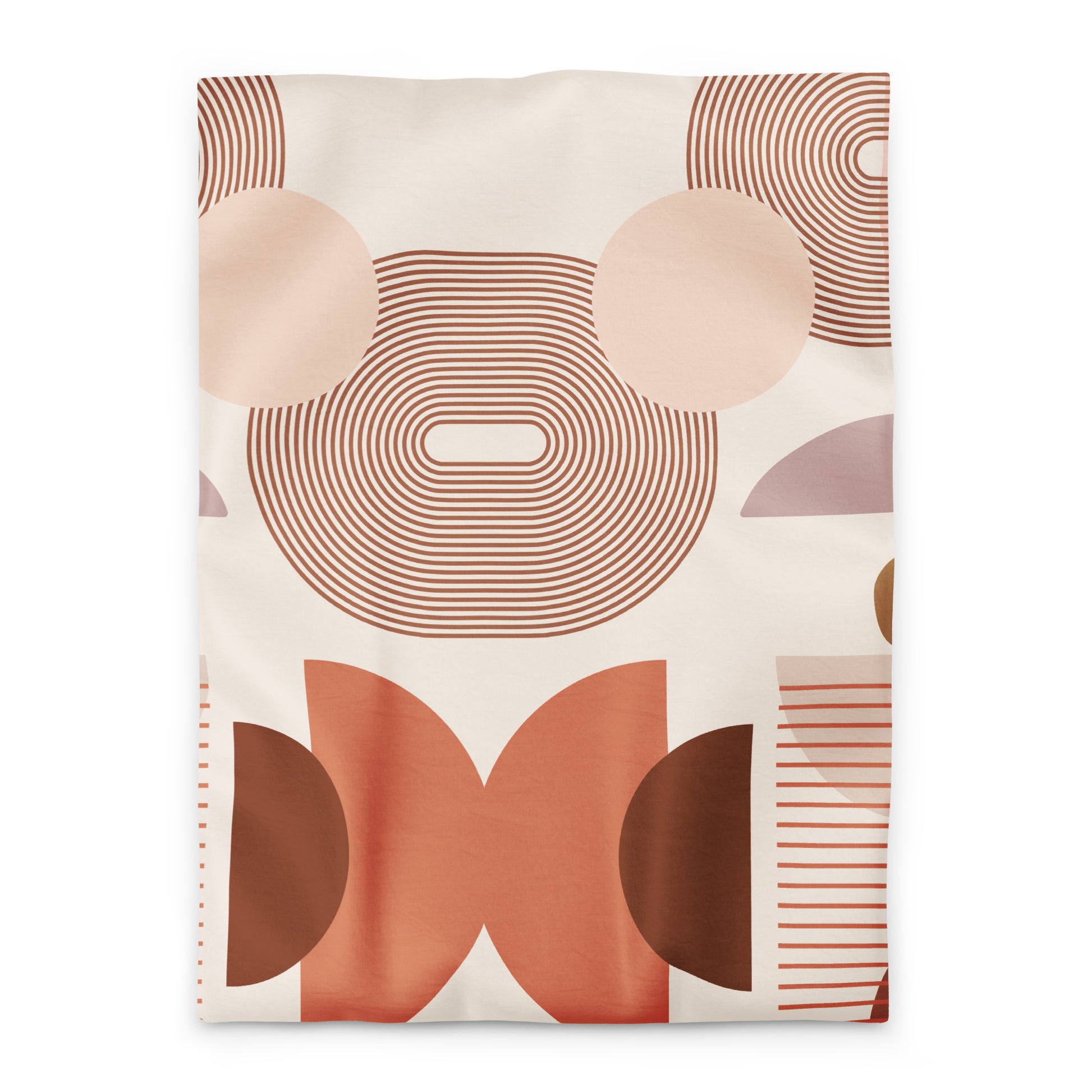 boho print duvet cover on bed 