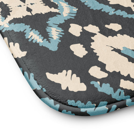 Boho Tribal Pattern Memory Foam Bath Mat - Mirfia