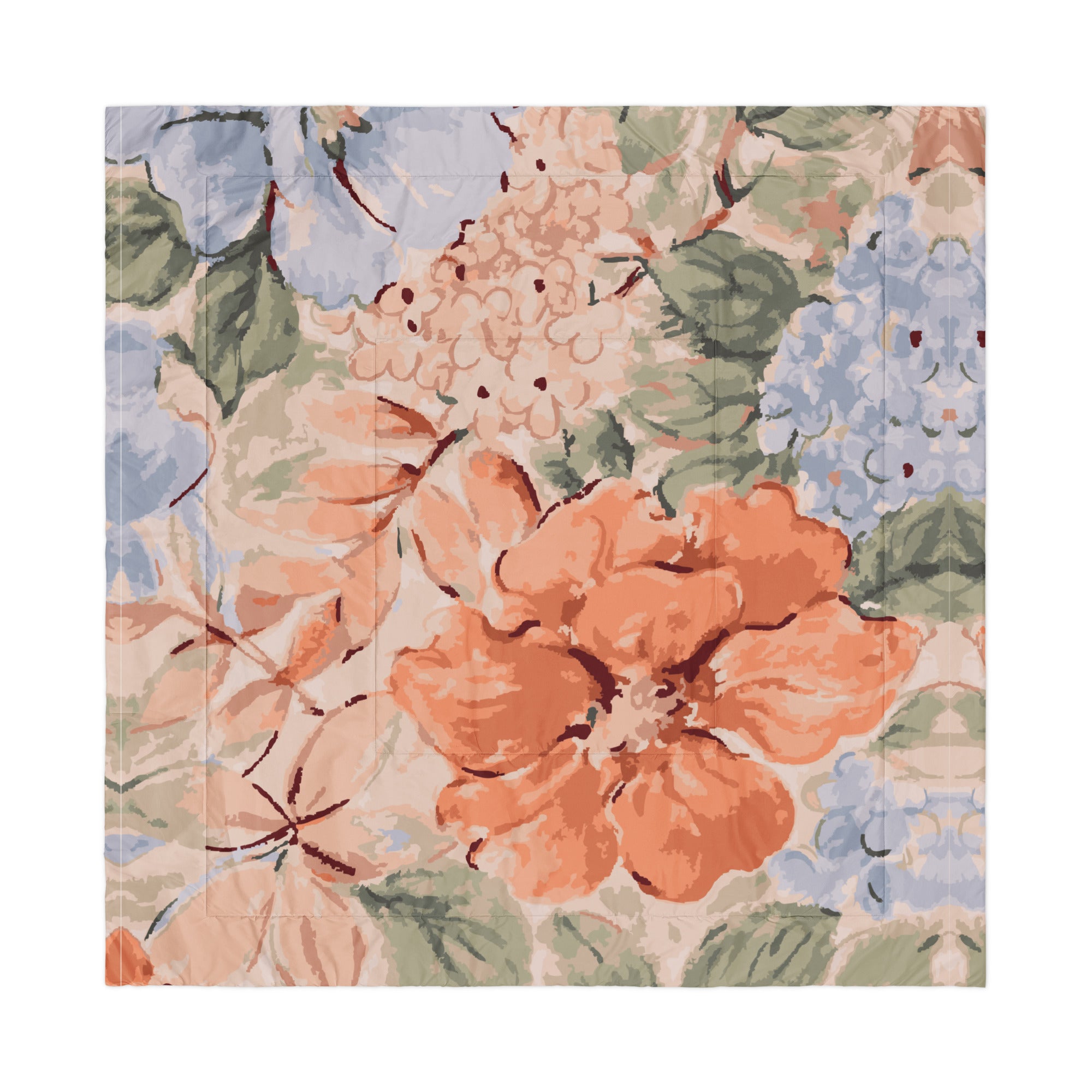 queen size botanical comforter modern minimalist bedroom decor