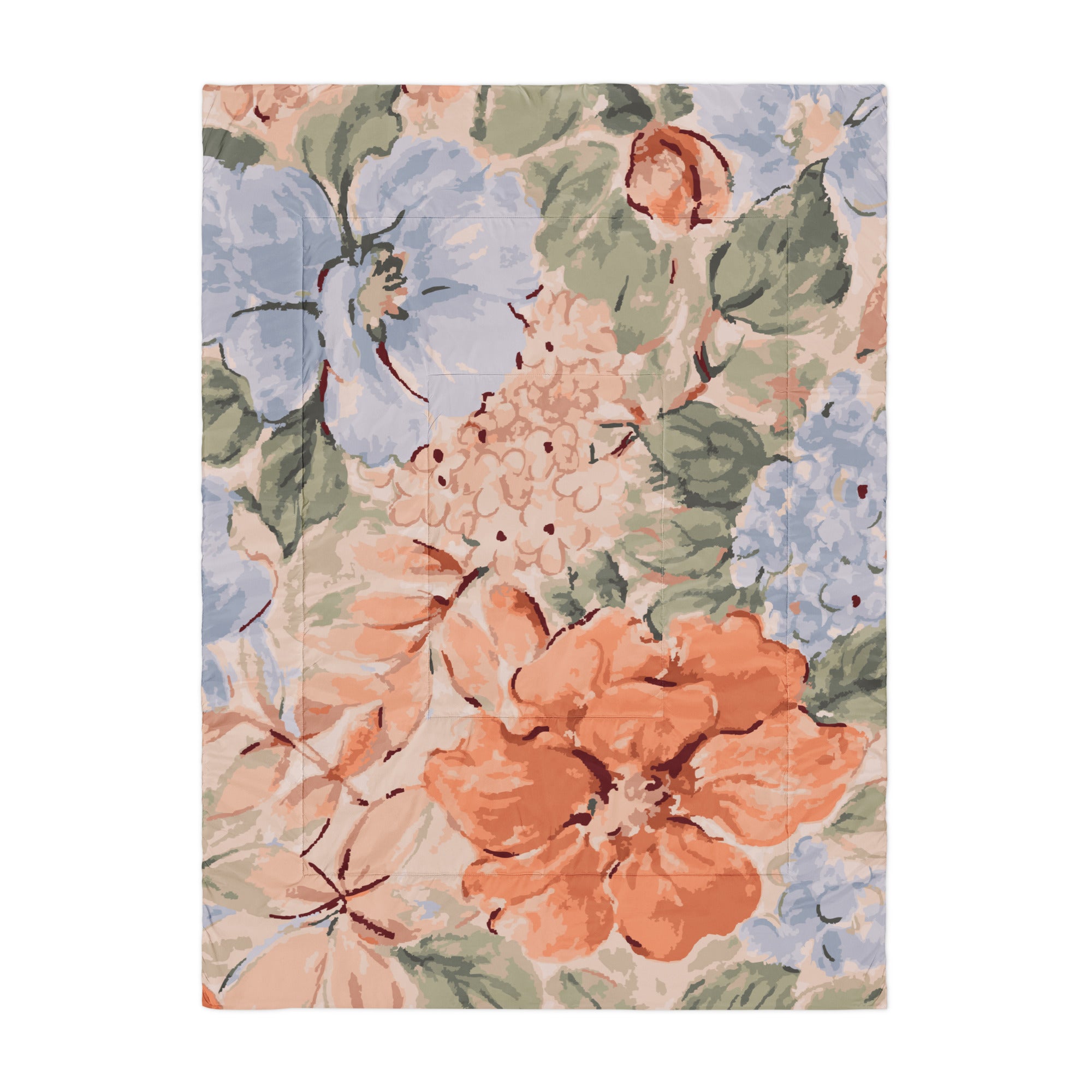 twin size botanical microfiber comforter