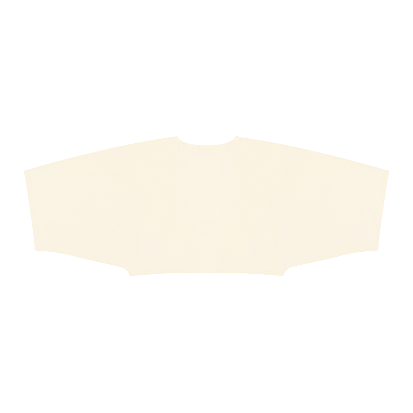 flat lay of round neck dolman sleeve batwing t-shirt