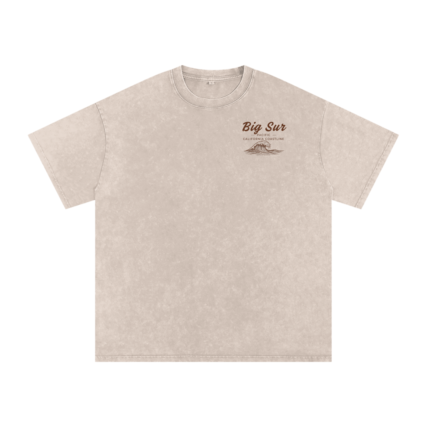 Big Sur California Washed Oversized T-Shirt