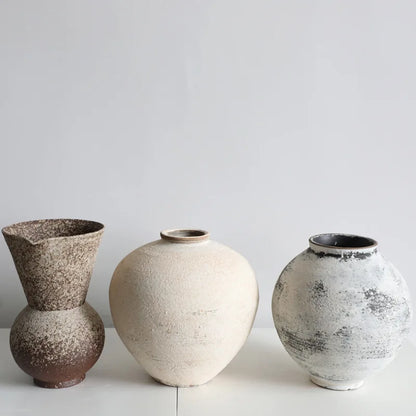 wabi sabi ceramic table top vases